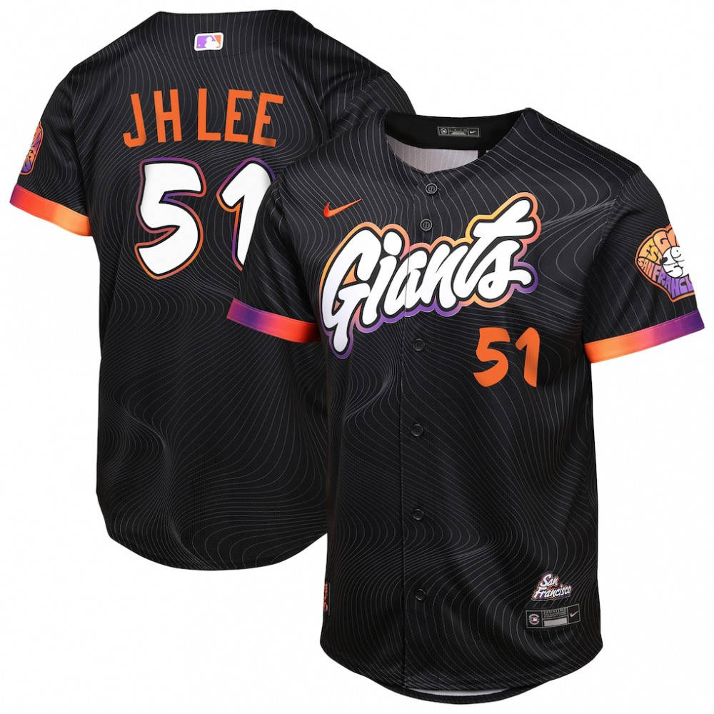 Jung Hoo Lee San Francisco Giants Youth 2025 City Connect Limited Player Jersey - Anthracite-Pro Kit Vault | Brand New 26/27 Sports Jerseys